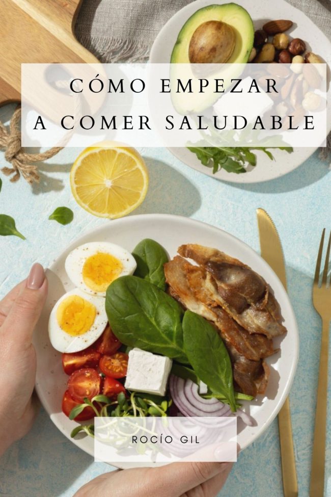 Ebook Cómo empezar a comer saludable – Guía gratuita de Rocío Gil Portada del ebook Cómo empezar a comer saludable – Guía gratuita